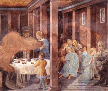  stillleben - Szenen aus dem Leben von St Francis Szene 8south Wand Benozzo Gozzoli